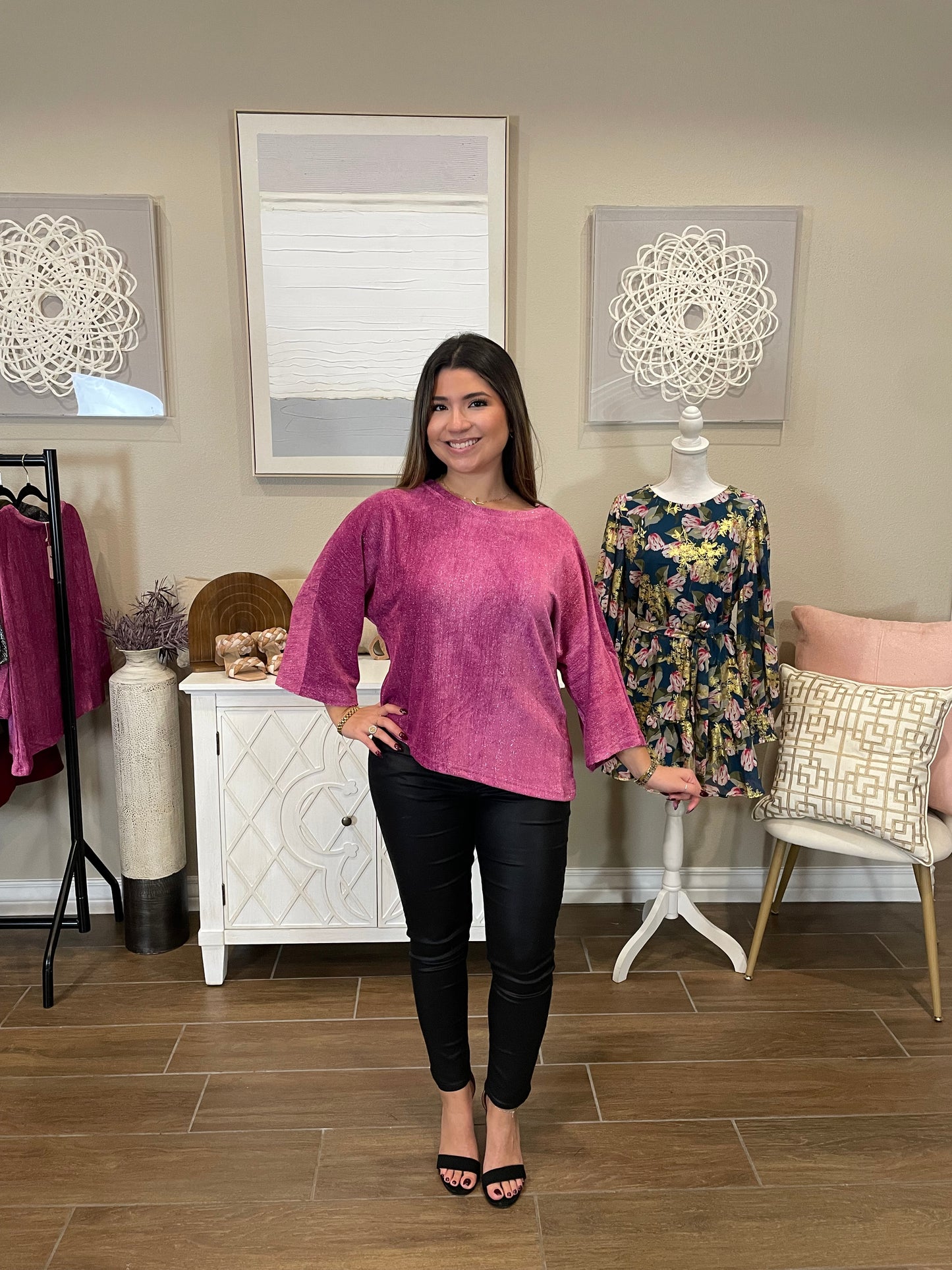 Aly Asymmetrical Hem Knit Top
