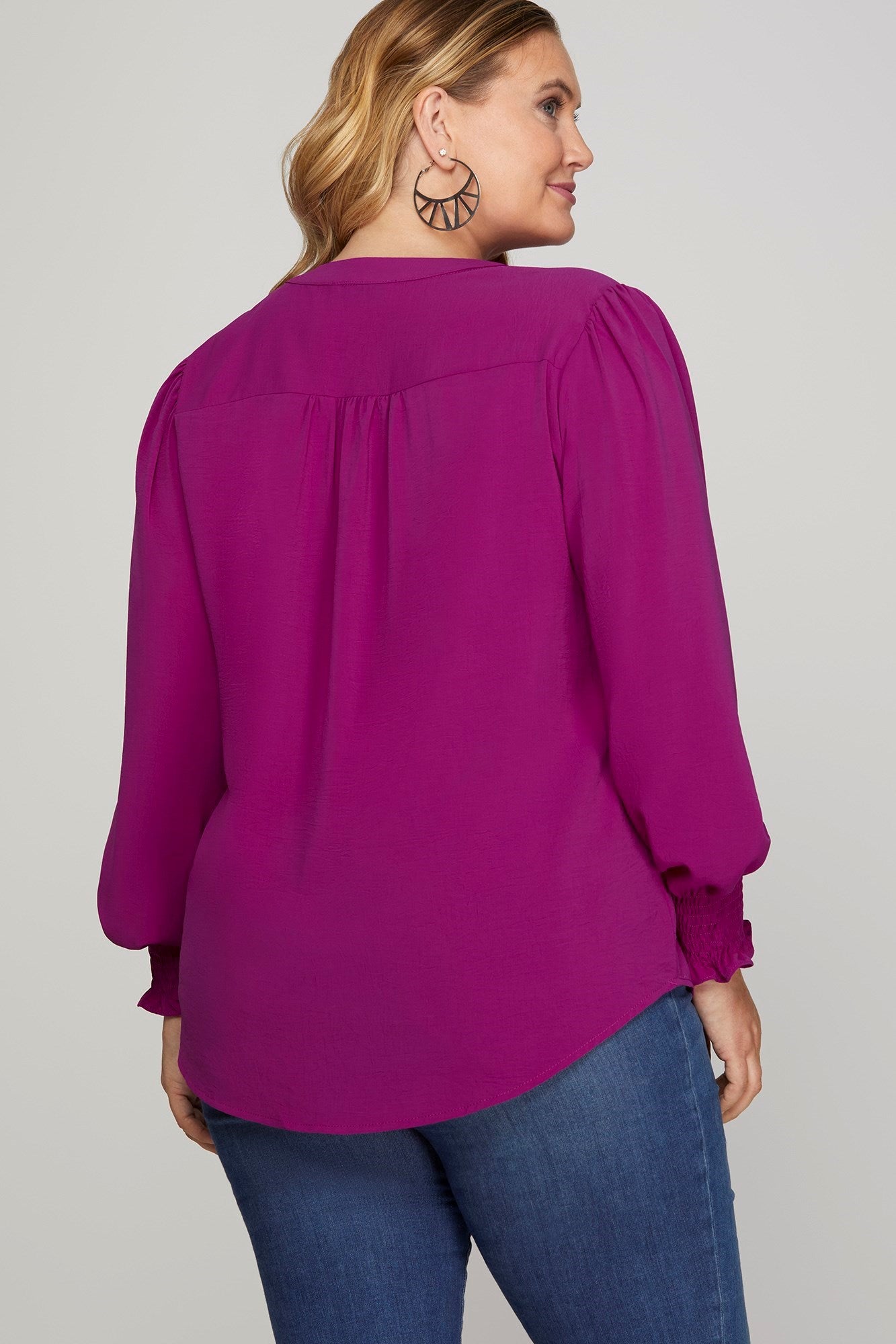 Mellie Magenta Plus Top