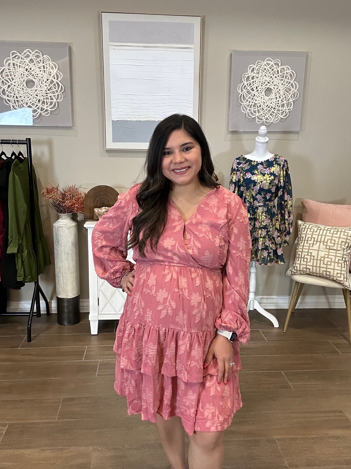 Katie Dusty Rose Dress