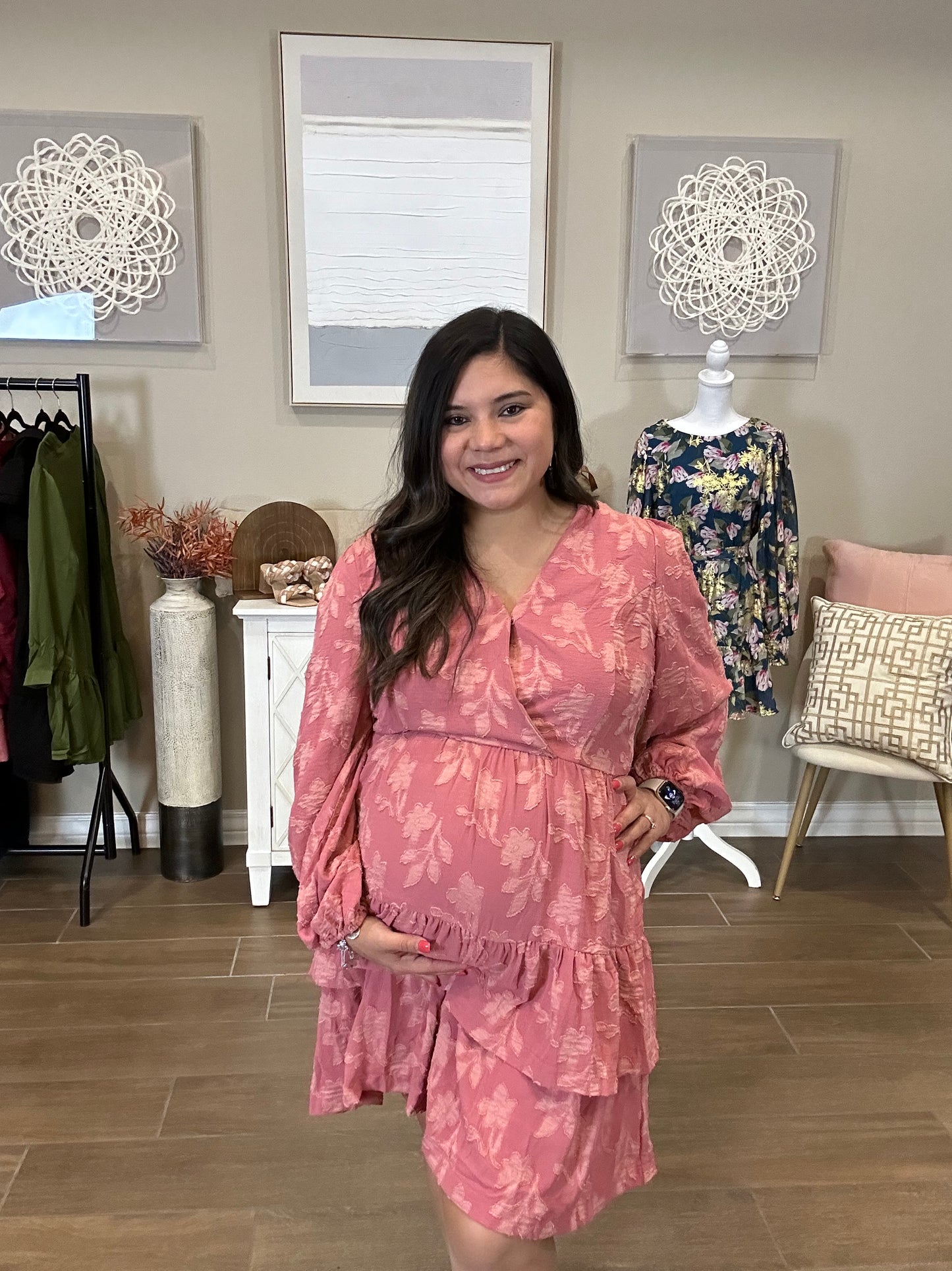 Katie Dusty Rose Dress