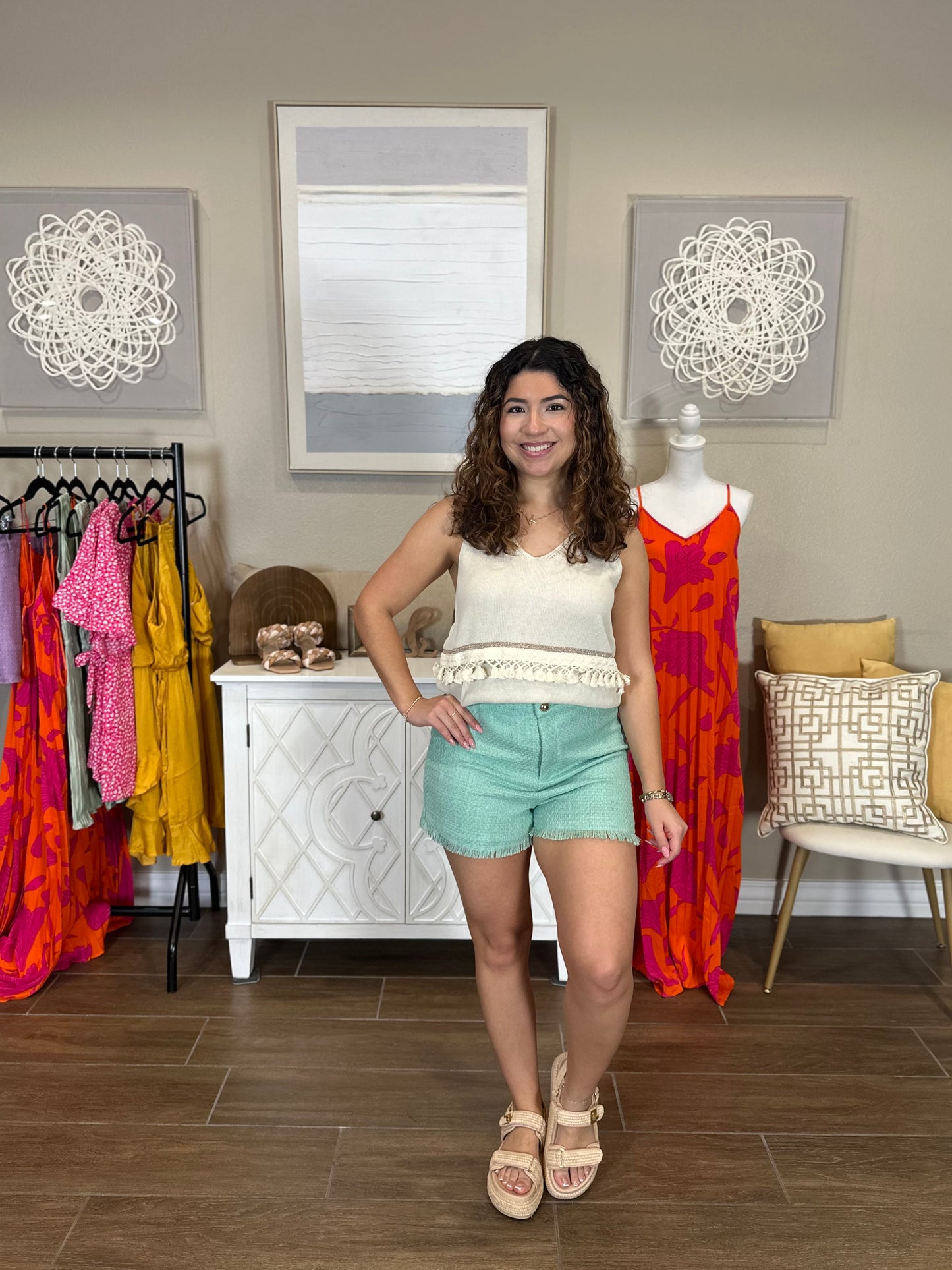 Kiki Mint Shorts