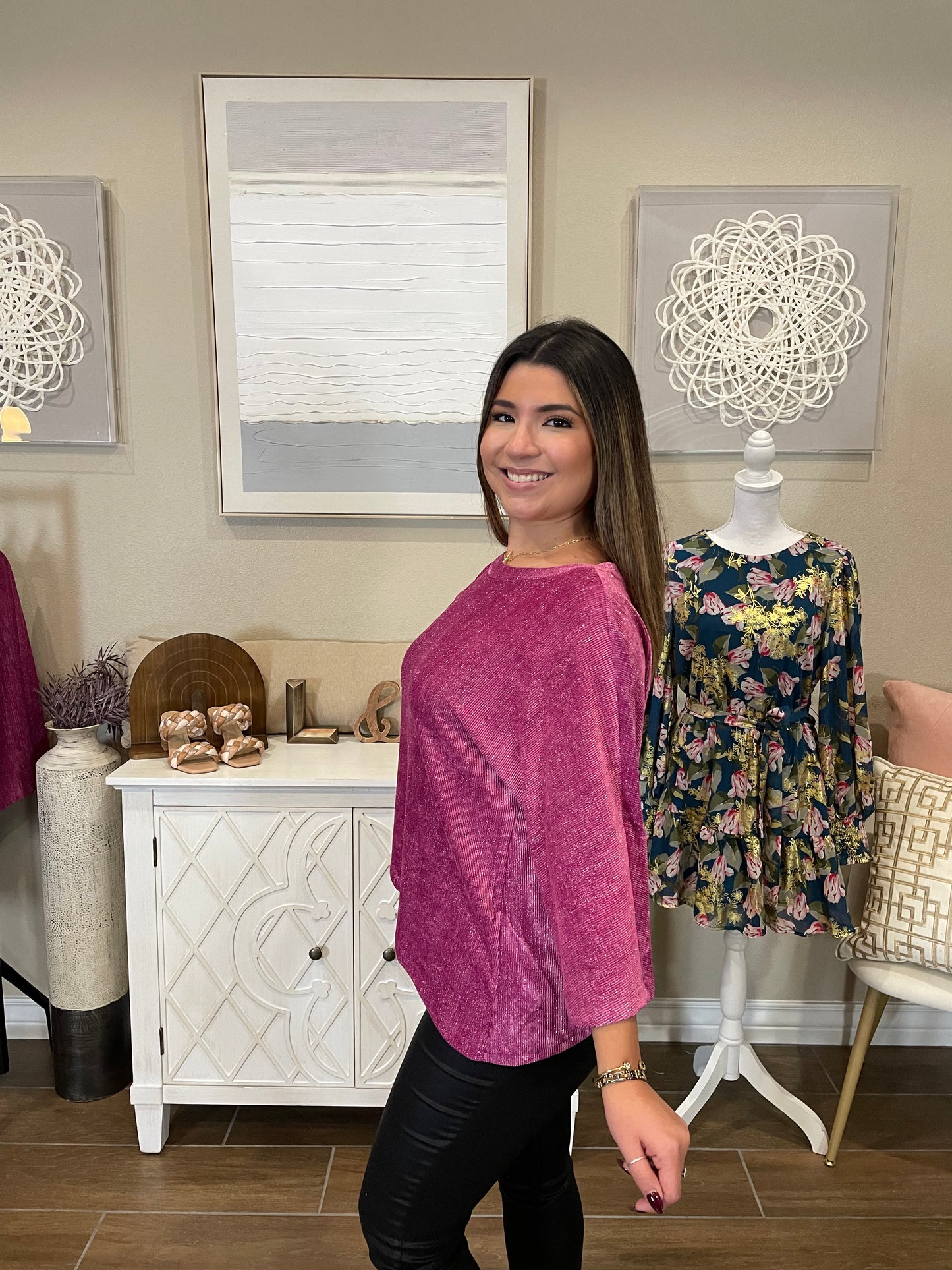 Aly Asymmetrical Hem Knit Top