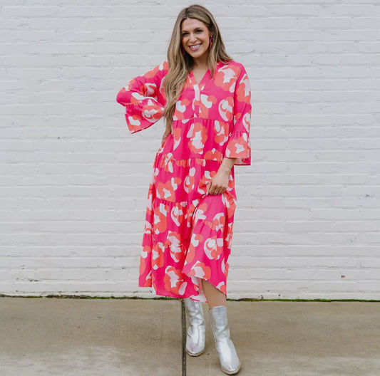 Spot On Pink Dress