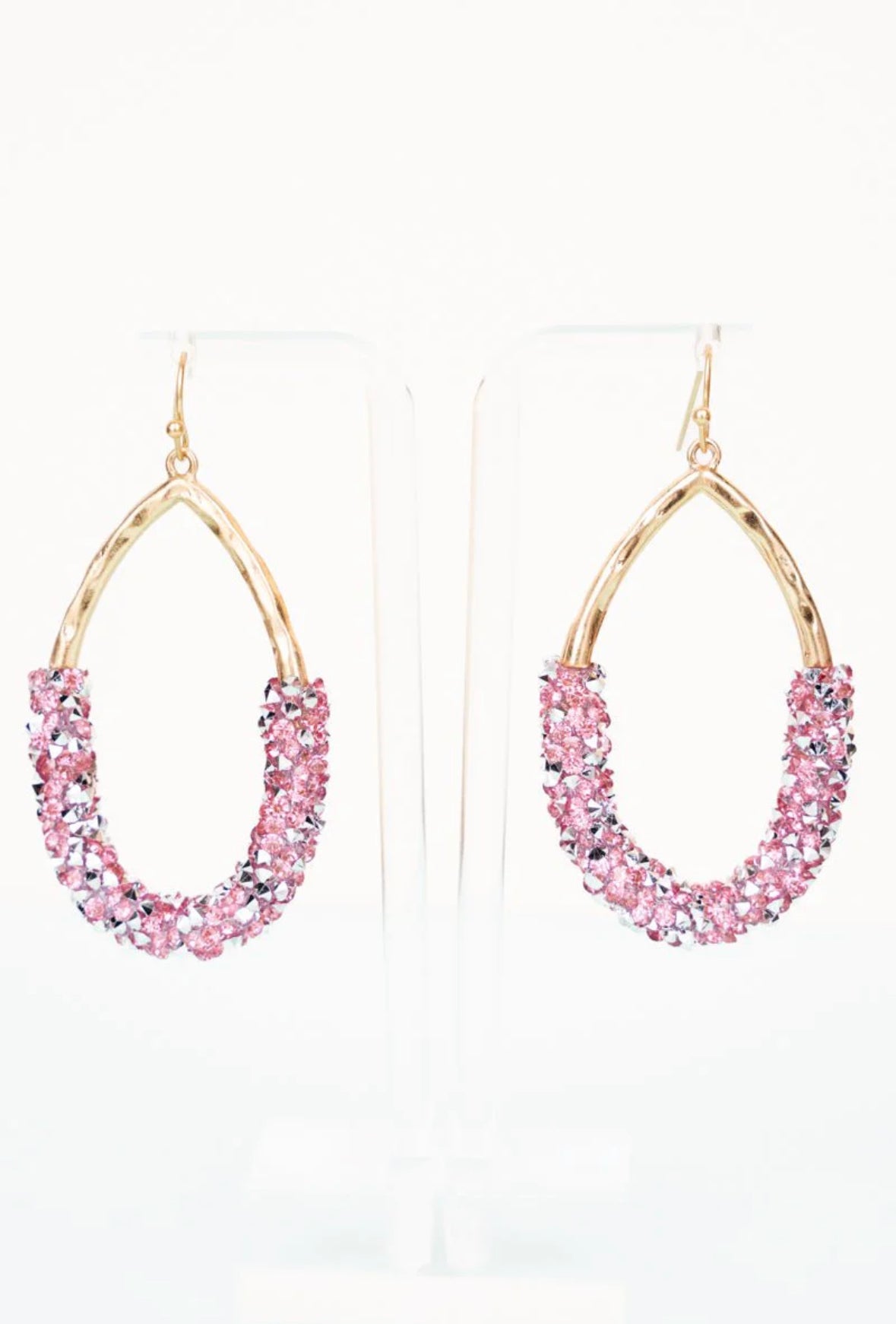 Your Night to Sparkle Pink Earrings