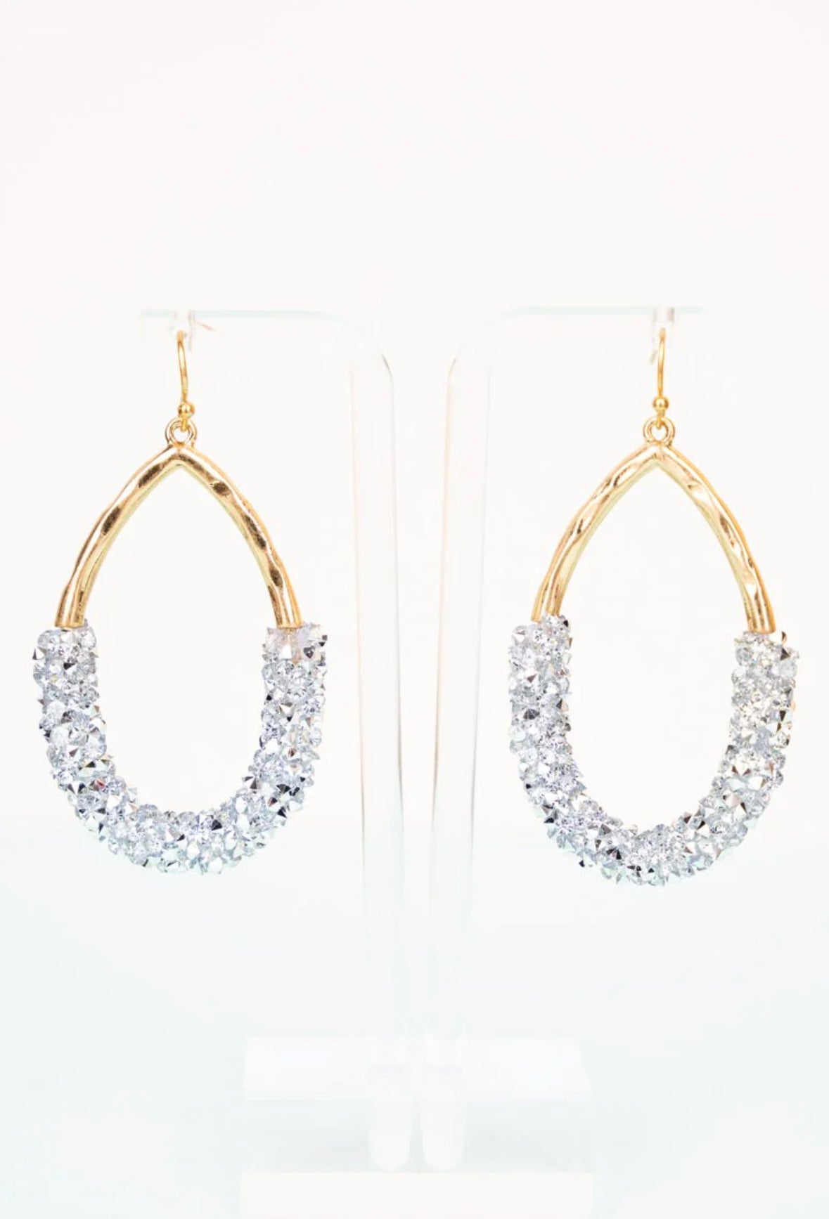 Your Night to Sparkle White Earrings