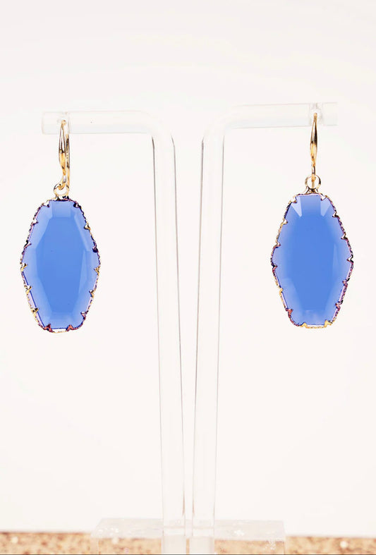 Crystal Avenue Your Moment Sapphire Earrings