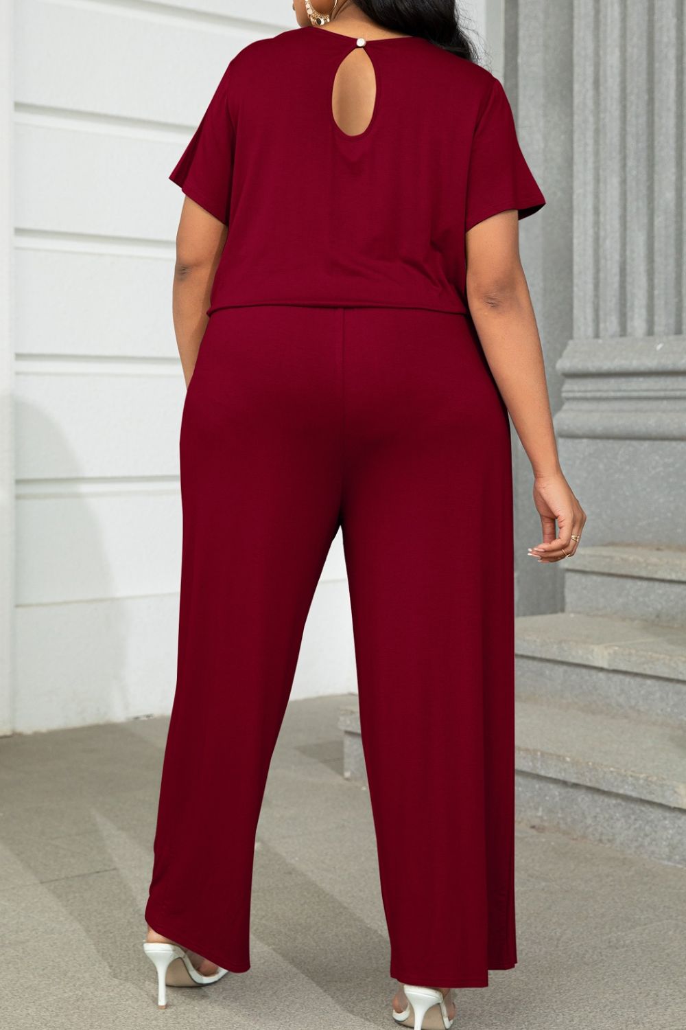 Plus Size Drawstring Jumpsuit (8 Styles)